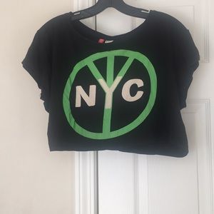 NYC crop top.